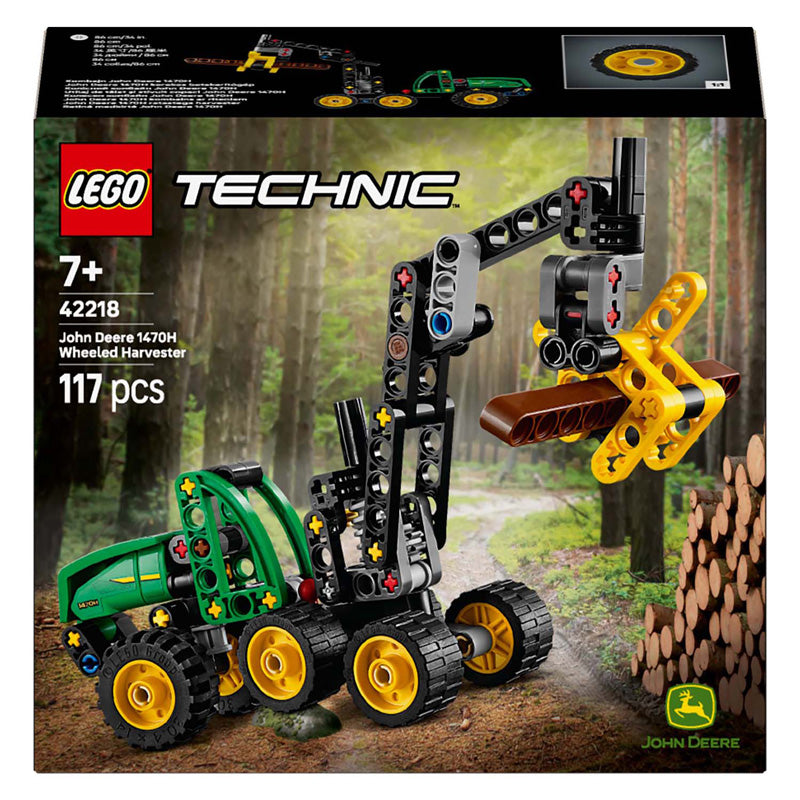 Lego technic 42218 john deere 1470h houtoogstmachine