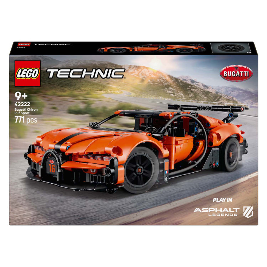 LEGO - technic 42222 bugatti chiron pur sport