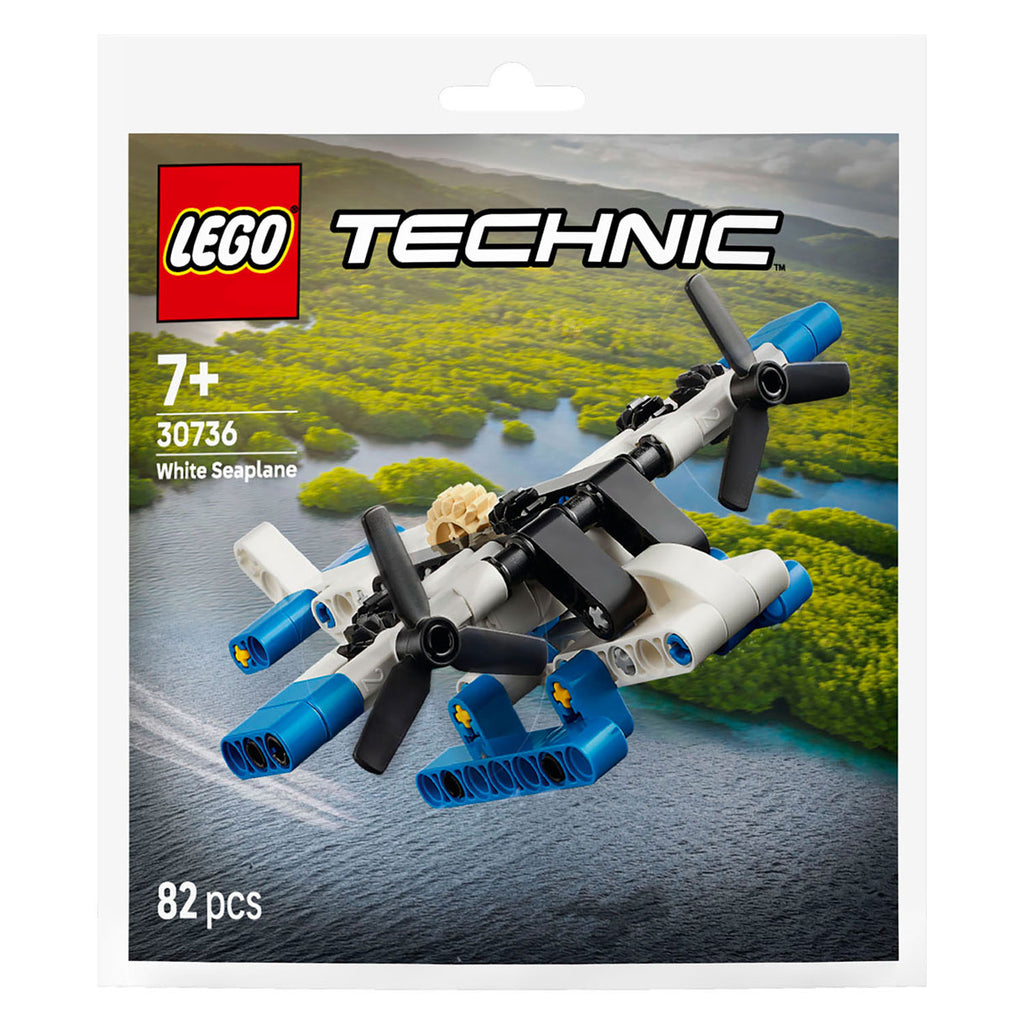 LEGO - technic 30736 wit watervliegtuig