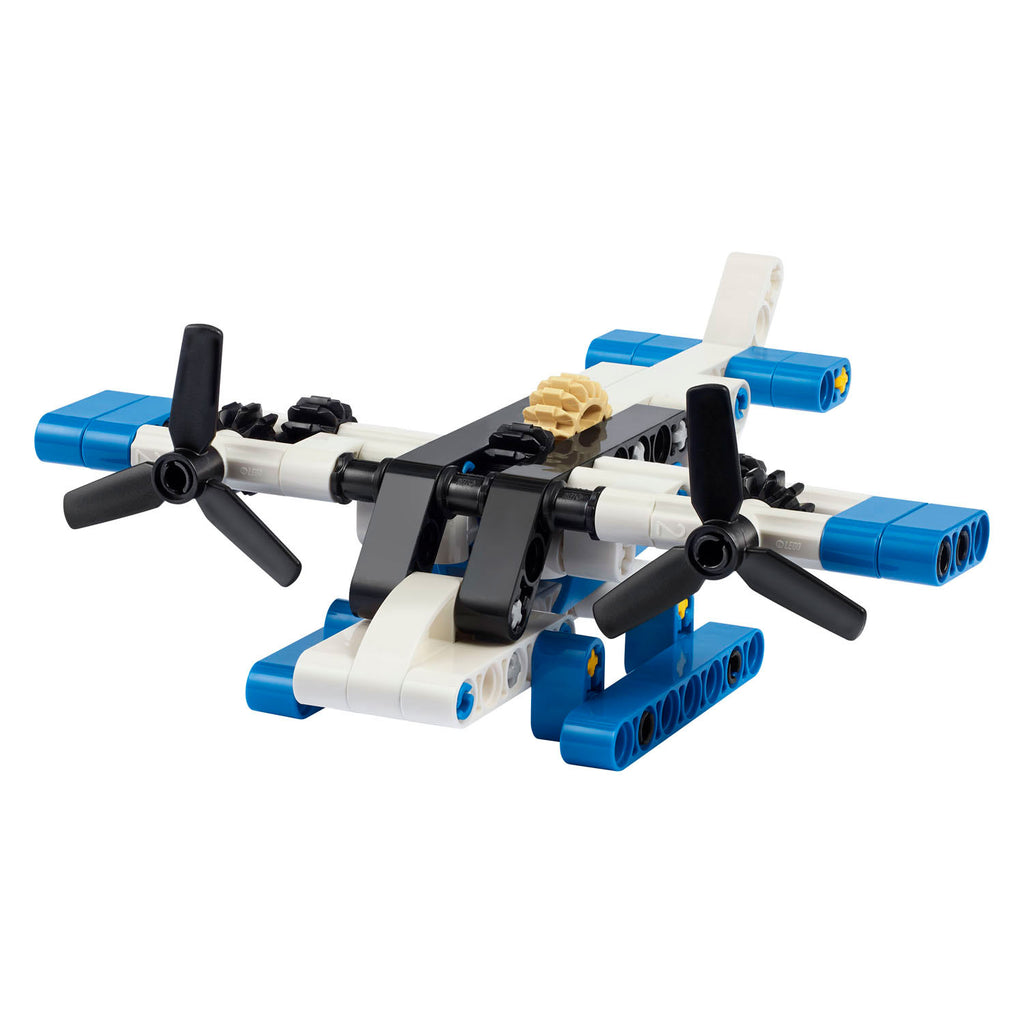 LEGO - technic 30736 wit watervliegtuig