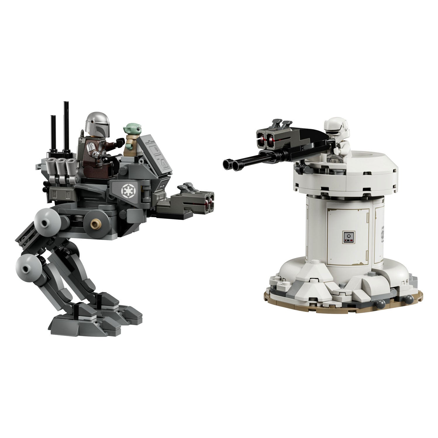 Lego ® star wars™ at-rt™ aanval - bouwset met minifiguur van de mandalorian™ en grogu™ - vanaf 7 jaar - 75444