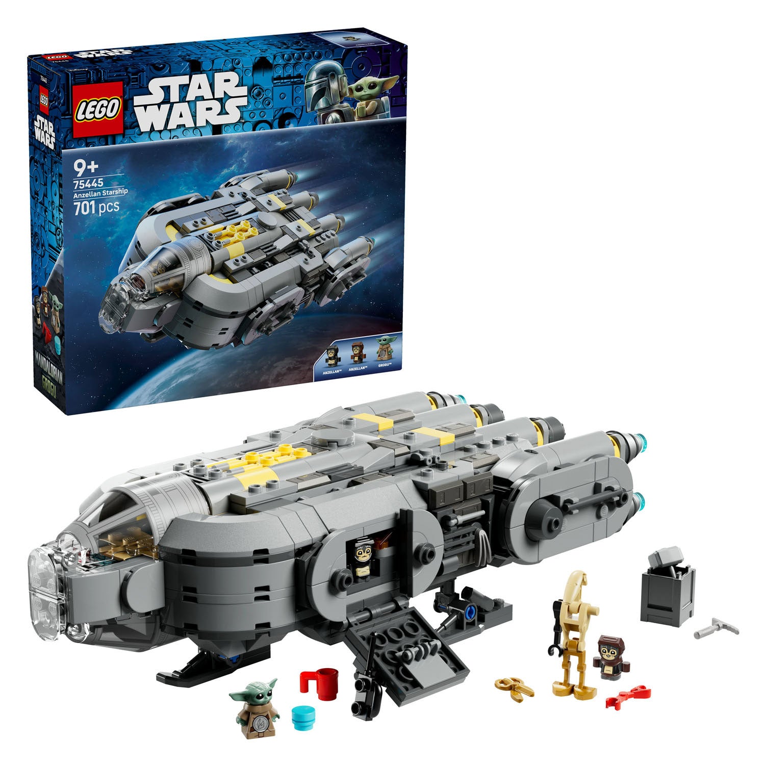 LEGO - star wars 75445 anzellan ruimteschip