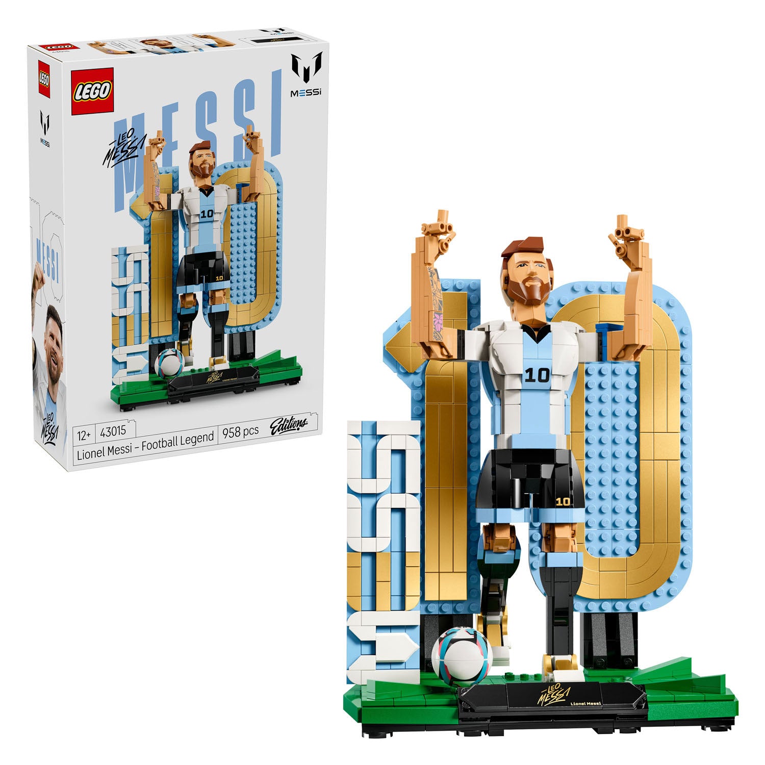Lego special edition 2026 43015 lionel messi voetballegende