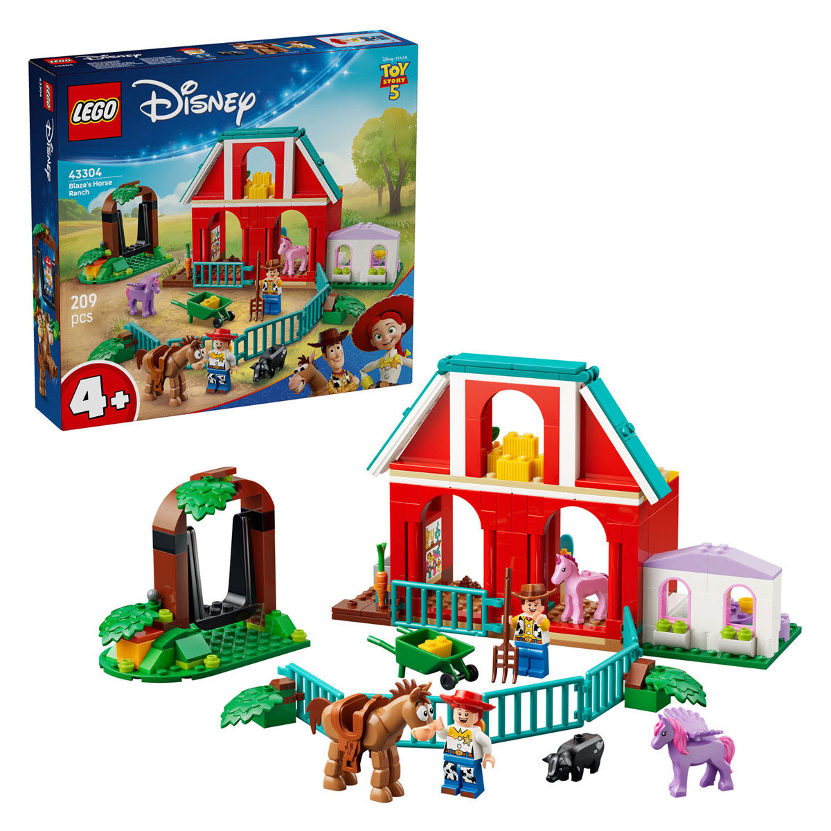 LEGO - disney 43304 blaze's paardenranch