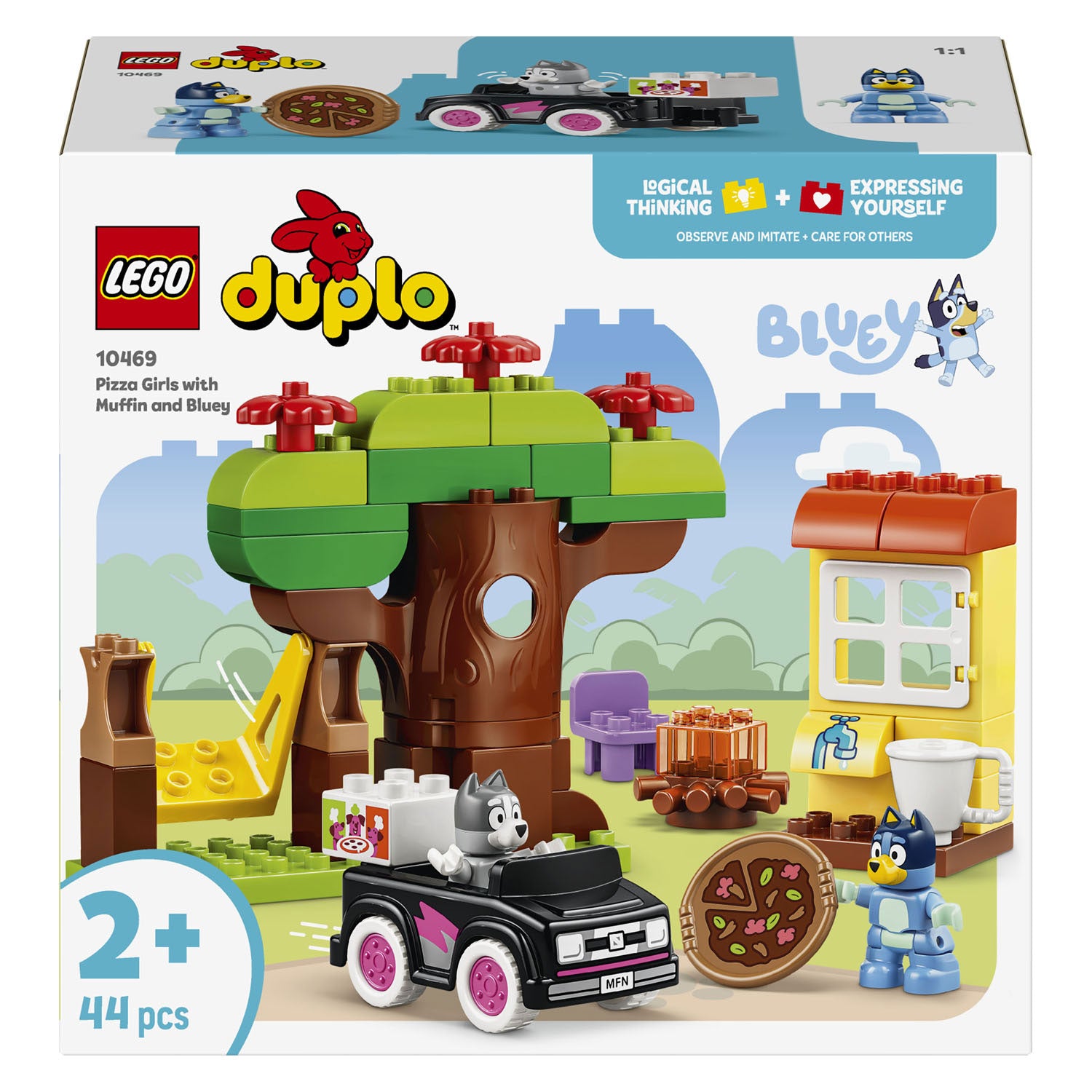 LEGO Duplo - Duplo 10469 pizzameisjes met muffin en bluey
