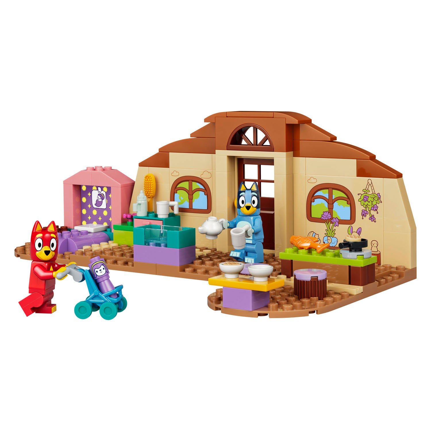 LEGO - bluey 11221 school met rusty en bluey