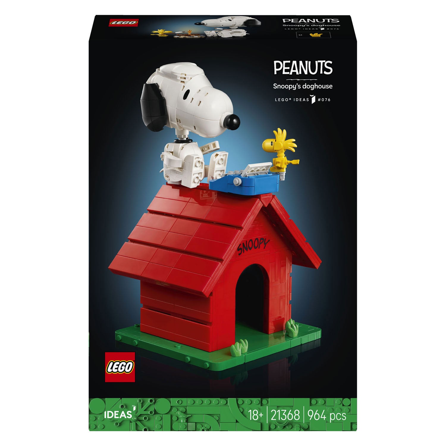 LEGO - ideas - peanuts: snoopy's doghouse - 21368