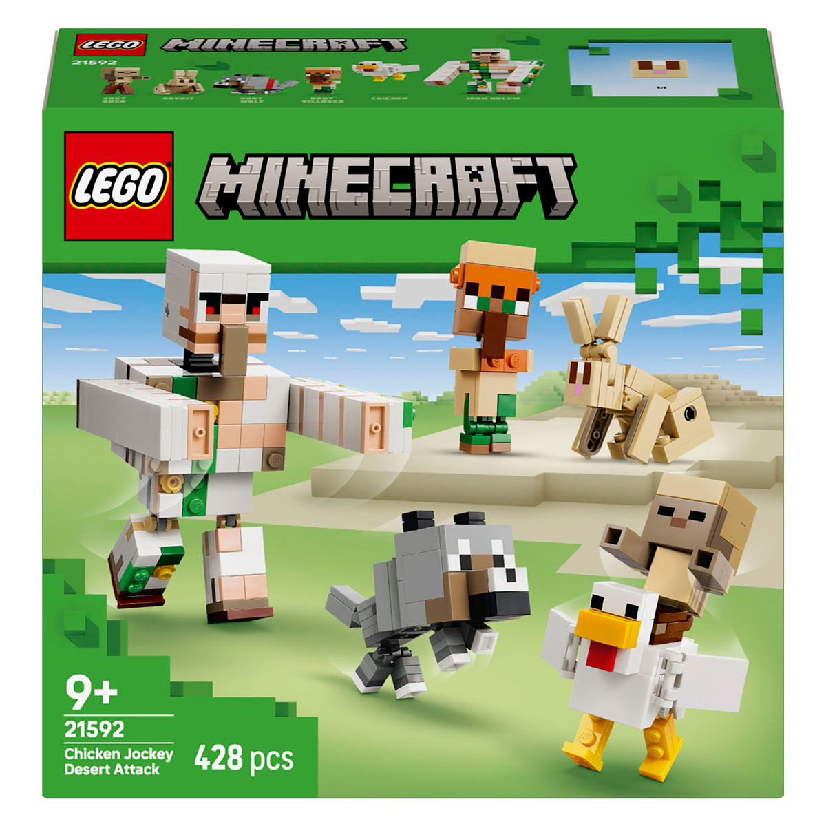 LEGO - minecraft 21592 kipberijder woestijnaanval