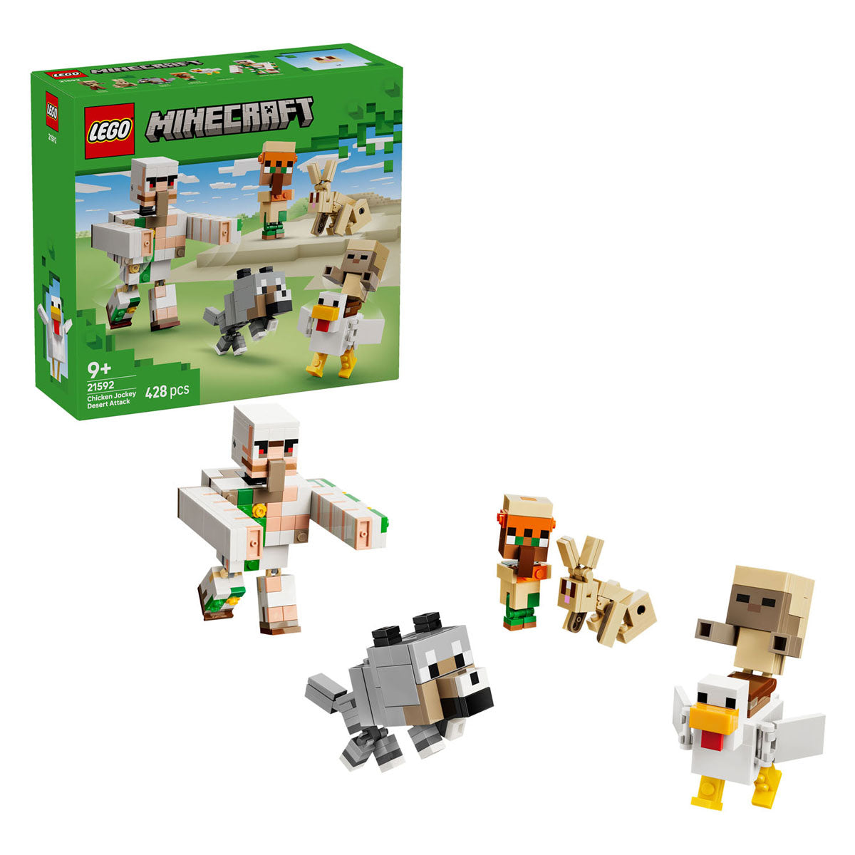 LEGO - minecraft 21592 kipberijder woestijnaanval