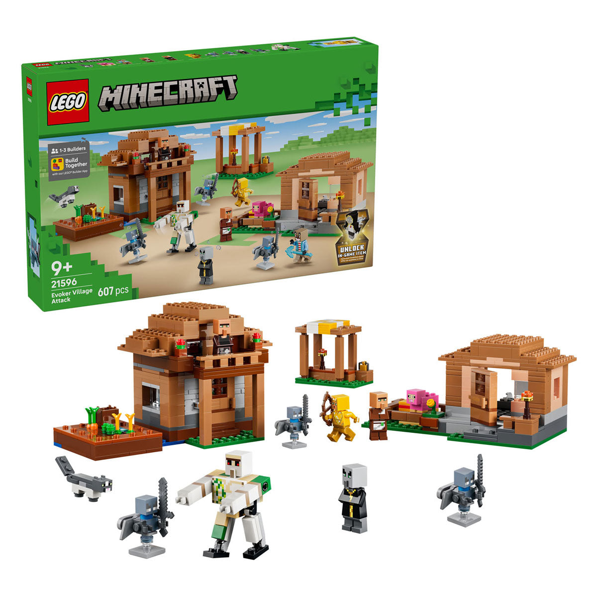 LEGO - minecraf 21596 oproeper dorpsaanval