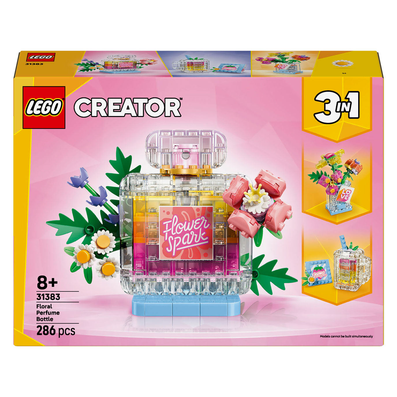 LEGO - creator 31383 parfumfles met bloemen