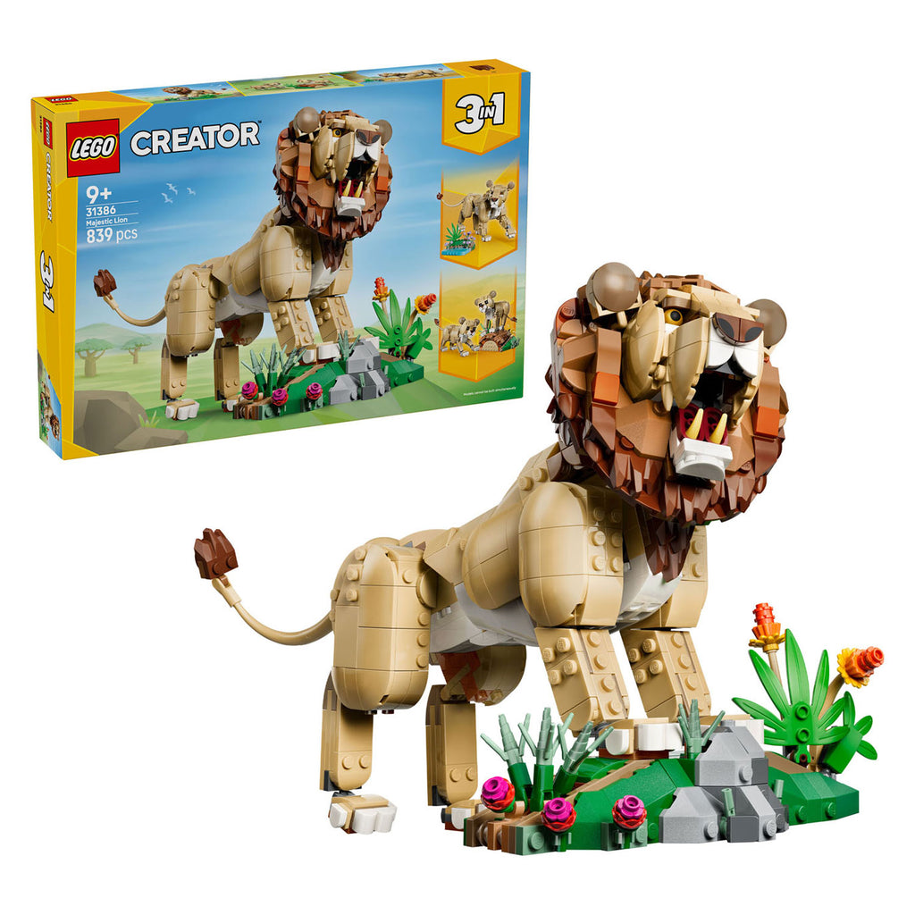 LEGO - creator 31386 wilde dieren: majestueuze leeuw