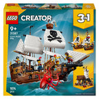LEGO - creator 3in1 klassiek piratenschip piraten boot speelgoed voor kinderen 31387