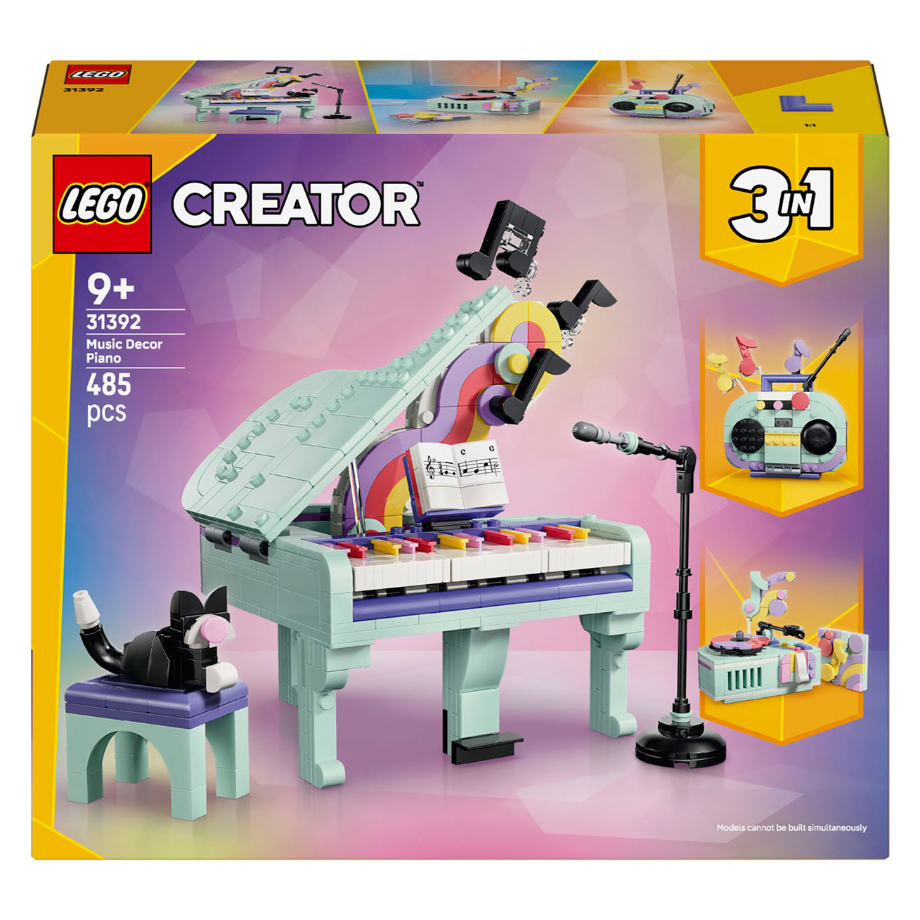 LEGO - creator 31392 piano met kat