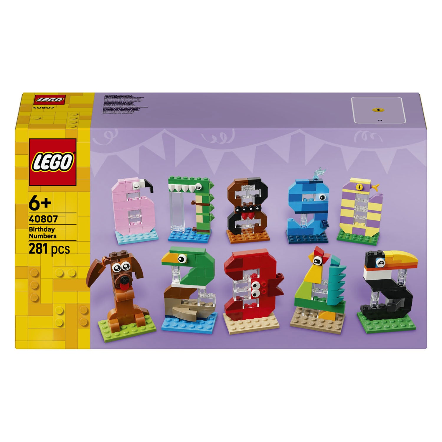 LEGO - 40807 verjaardagscijfers