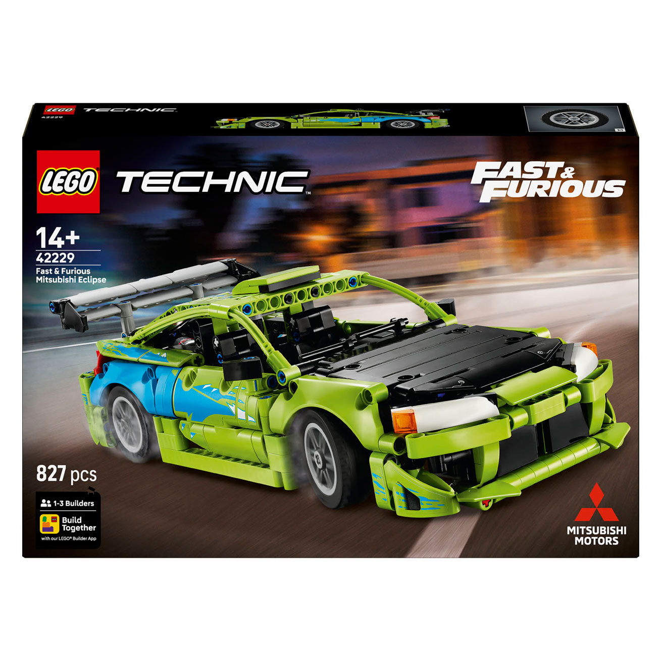 LEGO - technic 42229 fast and furious mitsubishi eclipse auto