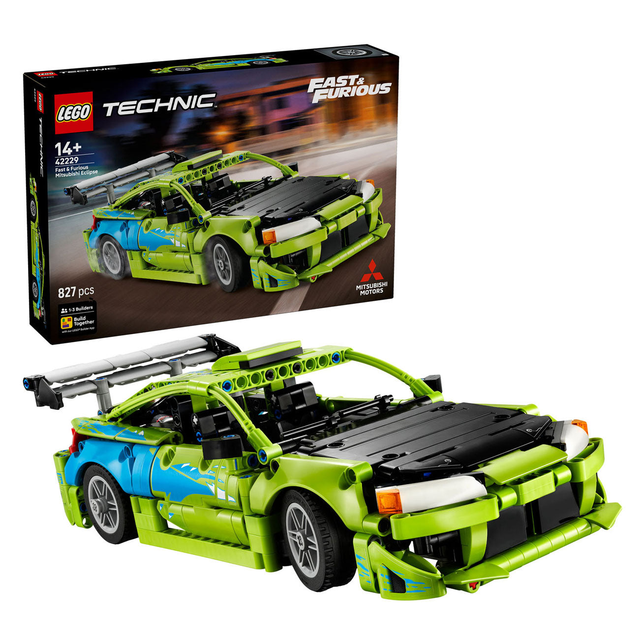 LEGO - technic 42229 fast and furious mitsubishi eclipse auto