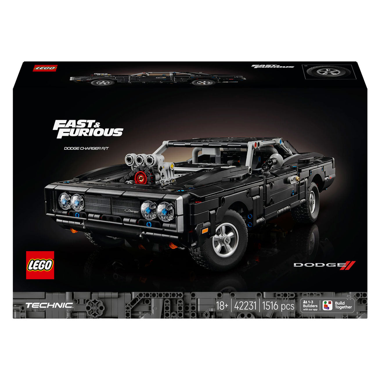 LEGO - technic 42231 fast and furious dodge charger r/t auto