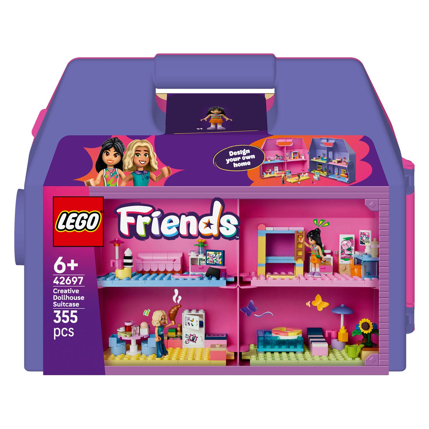 LEGO - friends 42697 creatieve poppenhuiskoffer