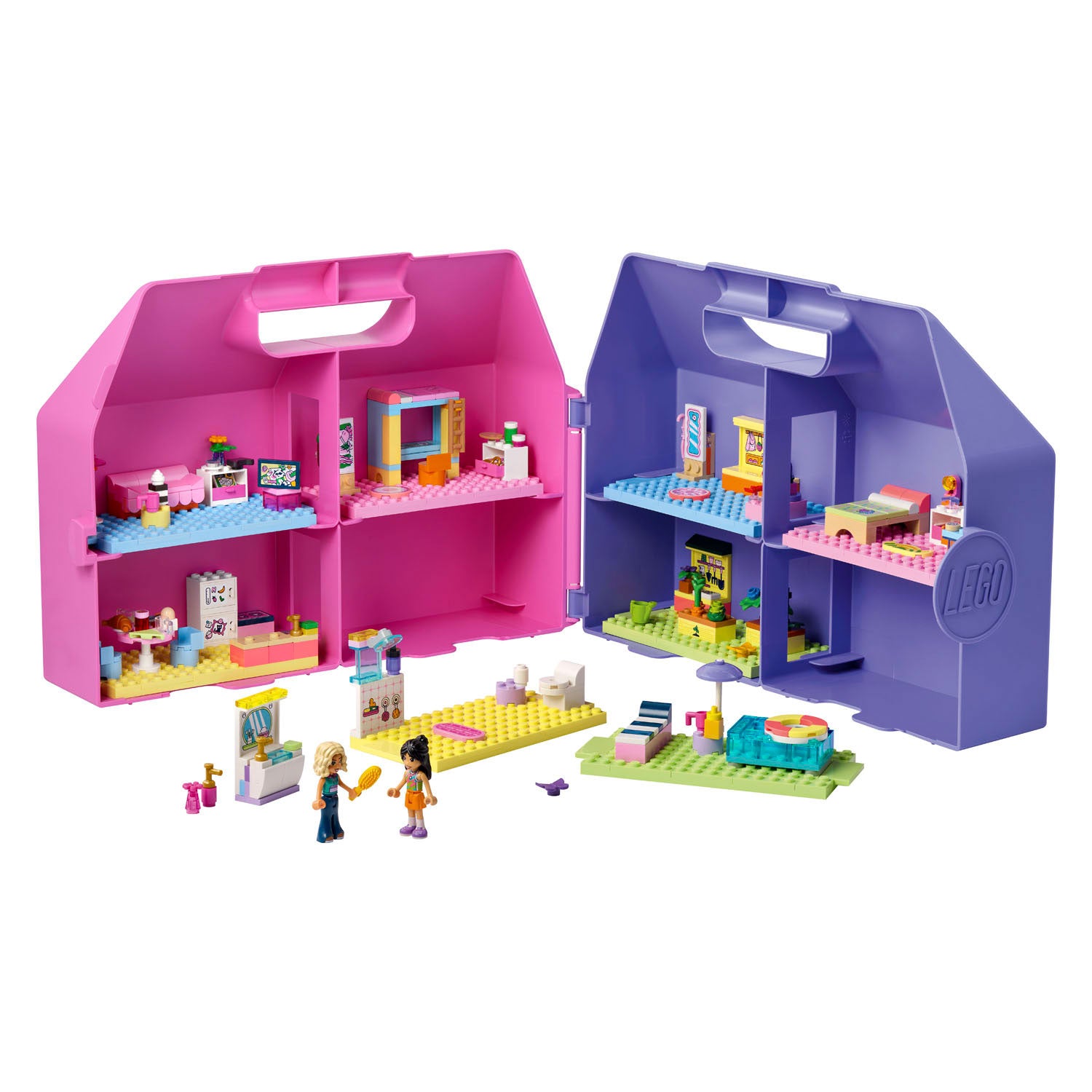 LEGO - friends creatieve poppenhuiskoffer poppenhuis met poppetjes speelgoed voor kinderen 42697
