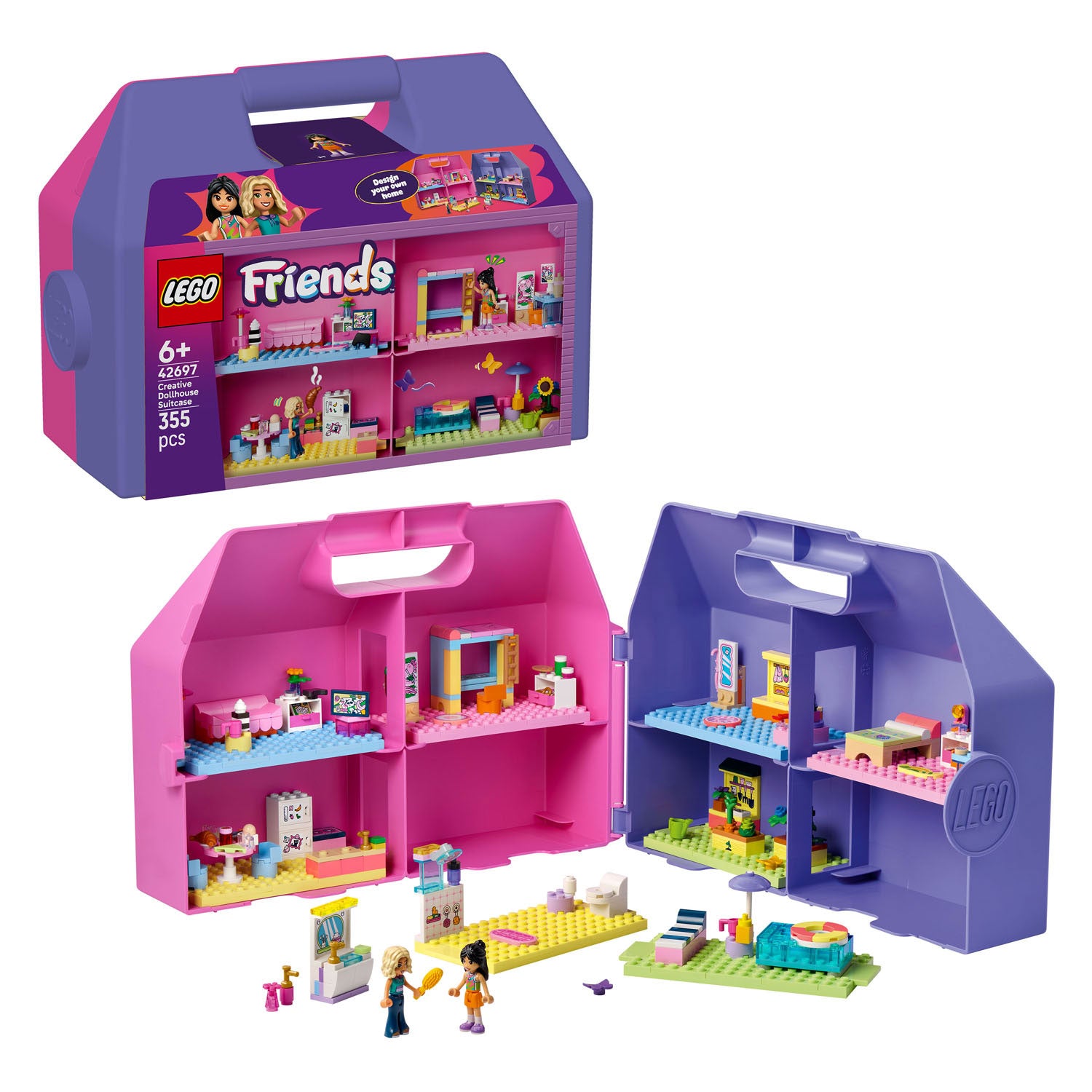 LEGO - friends 42697 creatieve poppenhuiskoffer