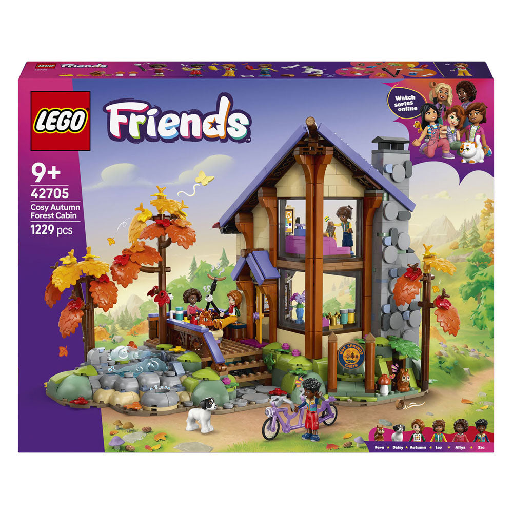 LEGO - friends 42705 gezellige boshut in de herfst