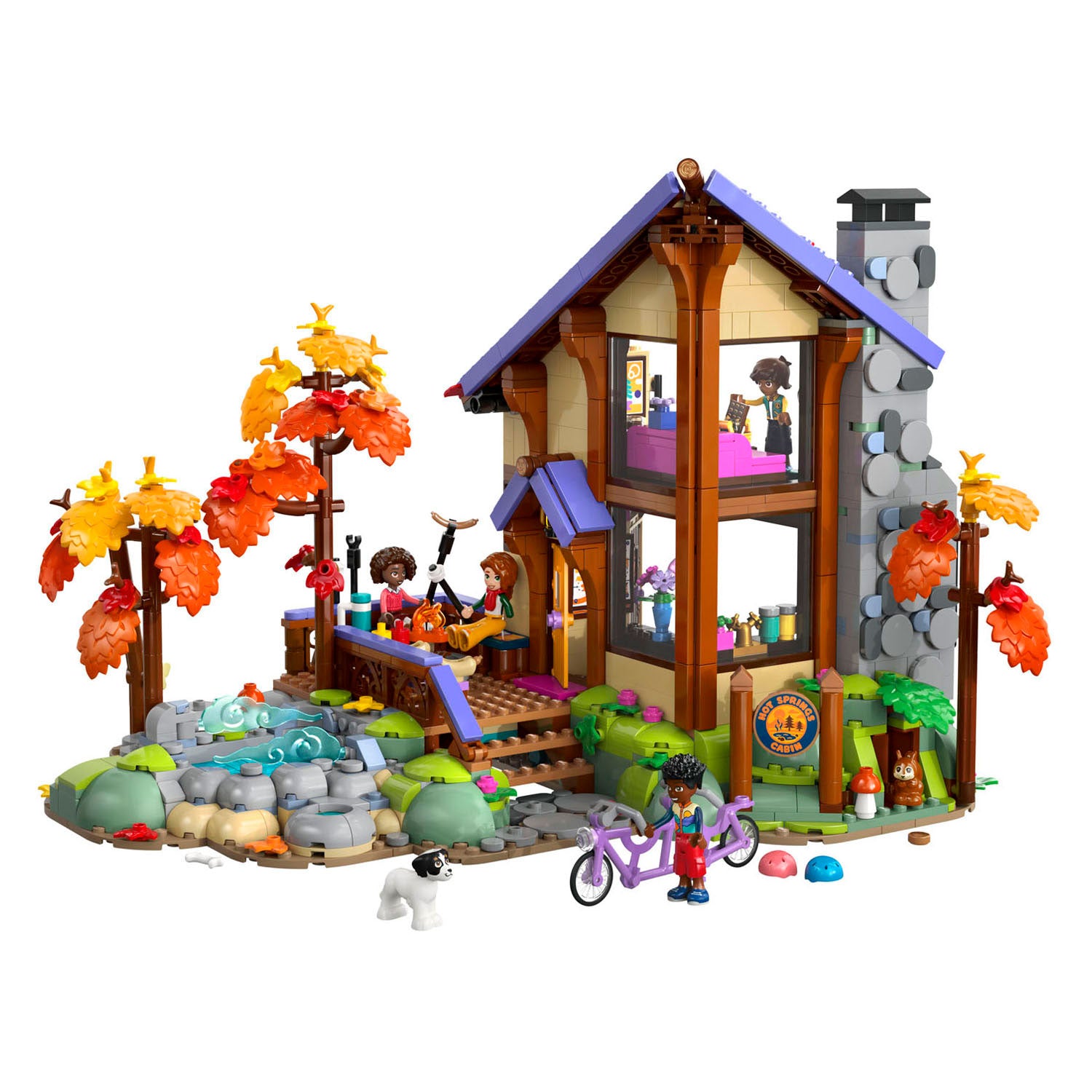 LEGO - friends 42705 gezellige boshut in de herfst