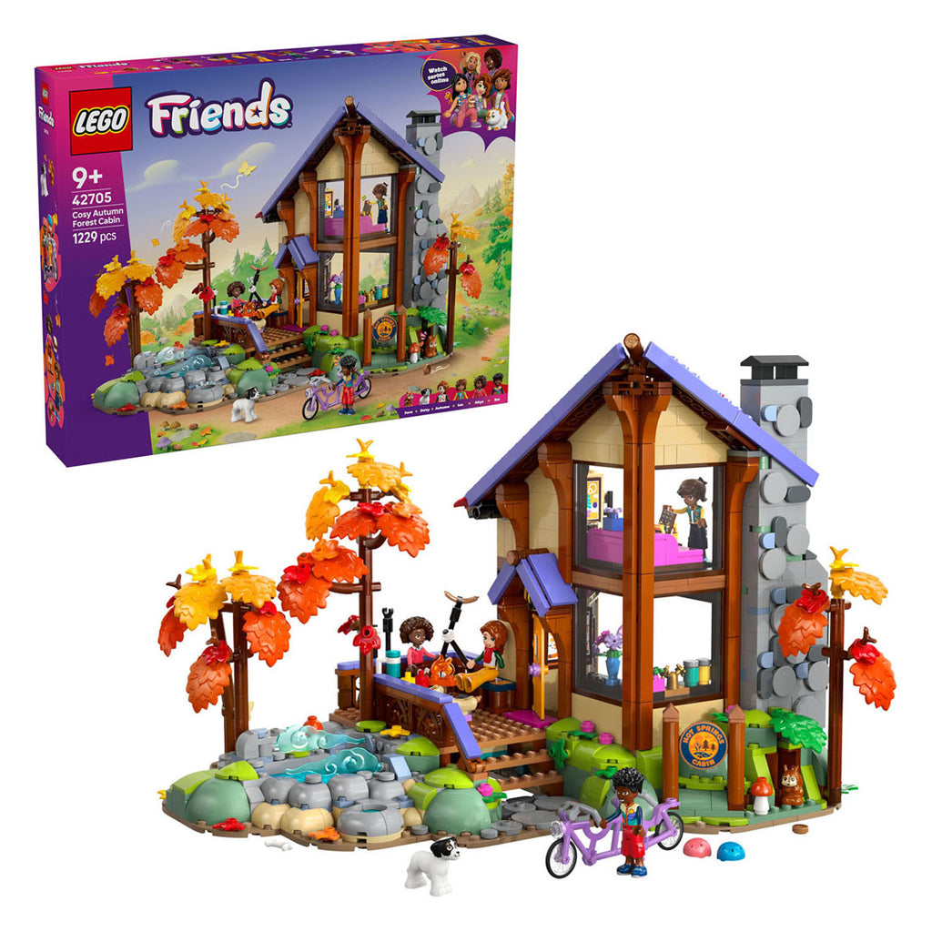 LEGO - friends 42705 gezellige boshut in de herfst