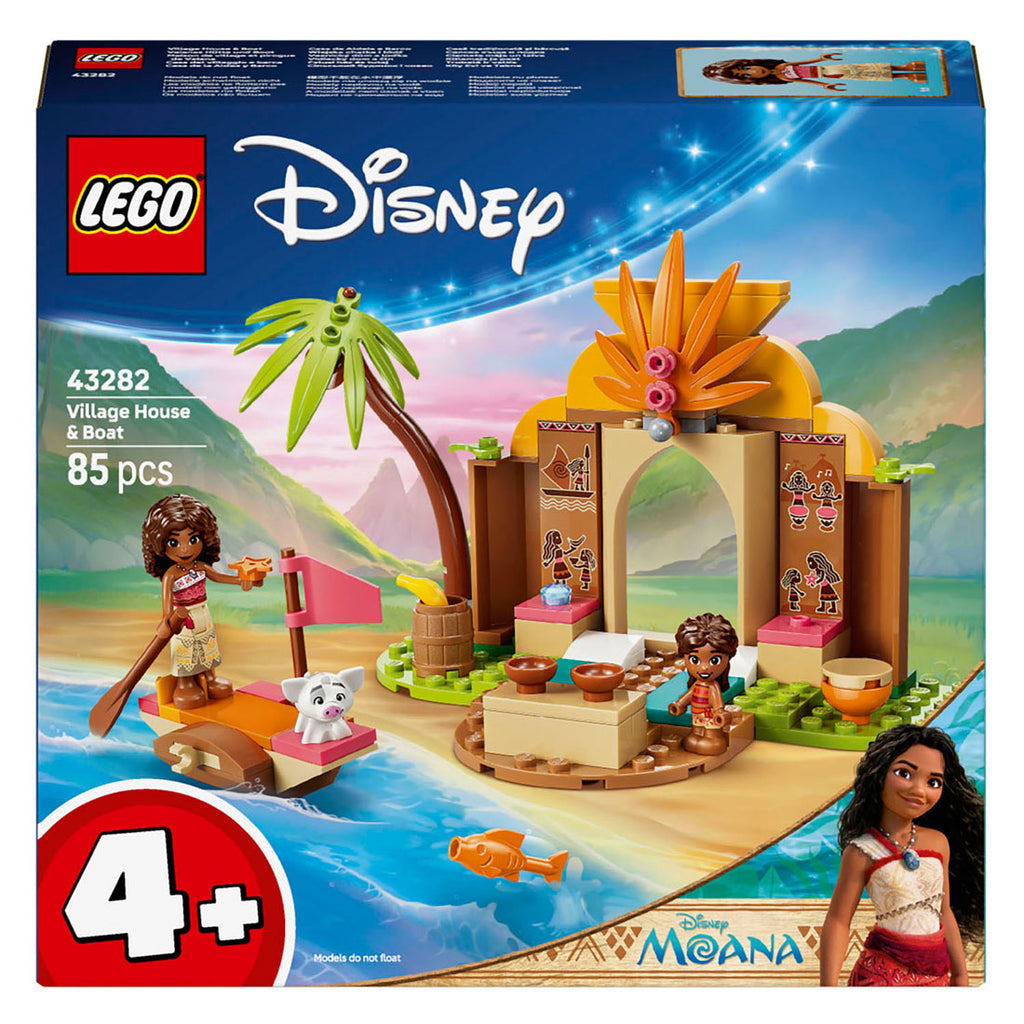 LEGO - disney princess 43282 vaiana dorpshuis en boot