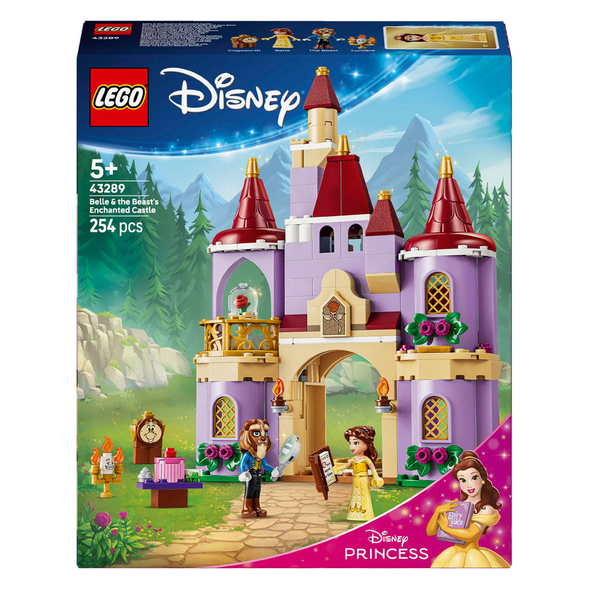 LEGO - disney princess 43289 het betoverde kasteel van belle en het beest