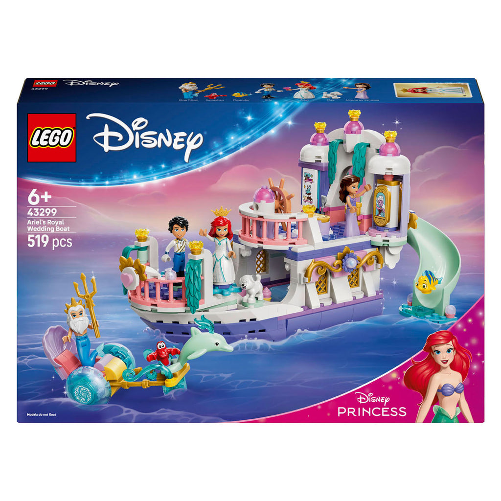 LEGO - disney princess 43299 ariels koninklijke trouwboot
