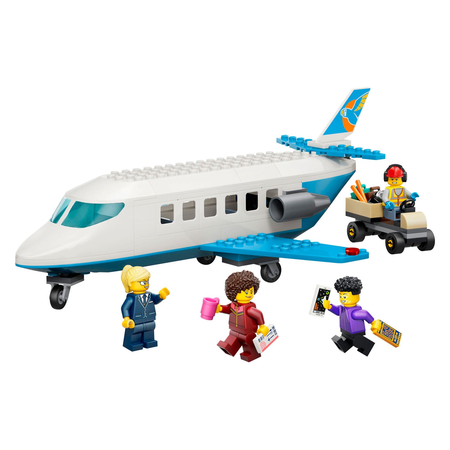 LEGO - city passagierstoestel vliegtuig speelgoed voor kinderen vanaf 4 jaar 60492