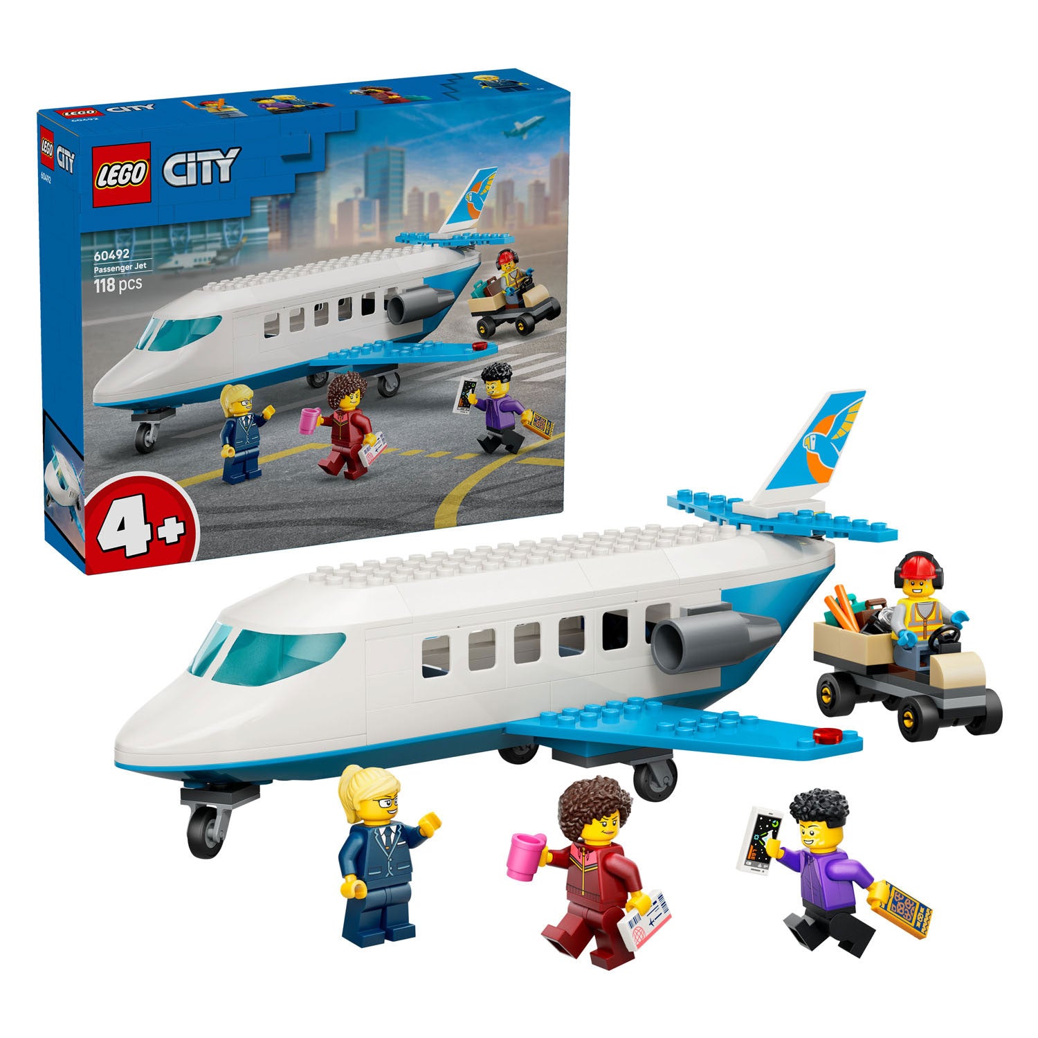 LEGO - city 60492 passagiersvliegtuig