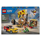 Lego city pizzacentrale met voertuigen