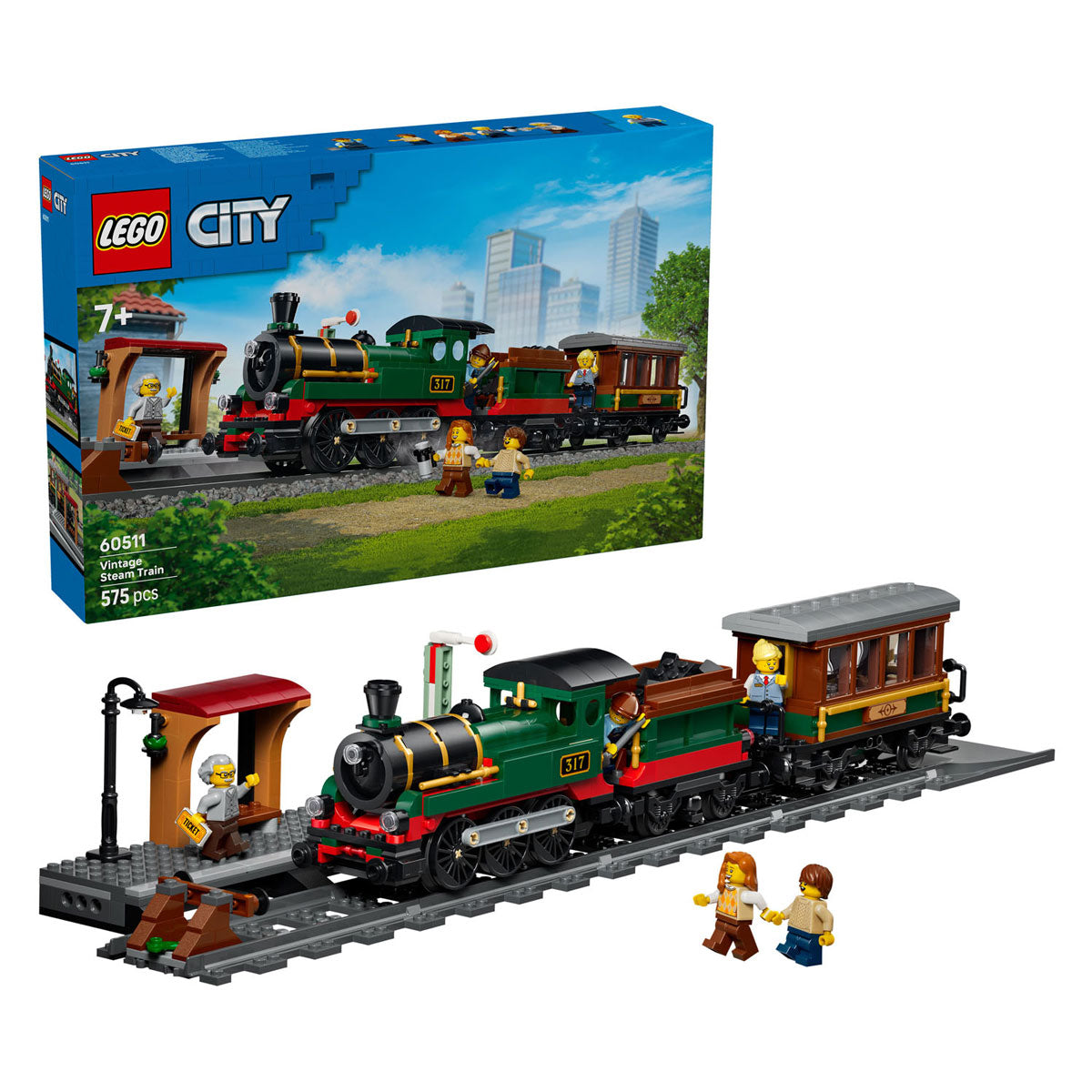 LEGO - city 60511 vintage stoomtrein