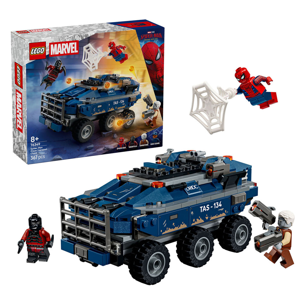 LEGO - marvel 76349 spiderman achtervolging van gevangenistransport
