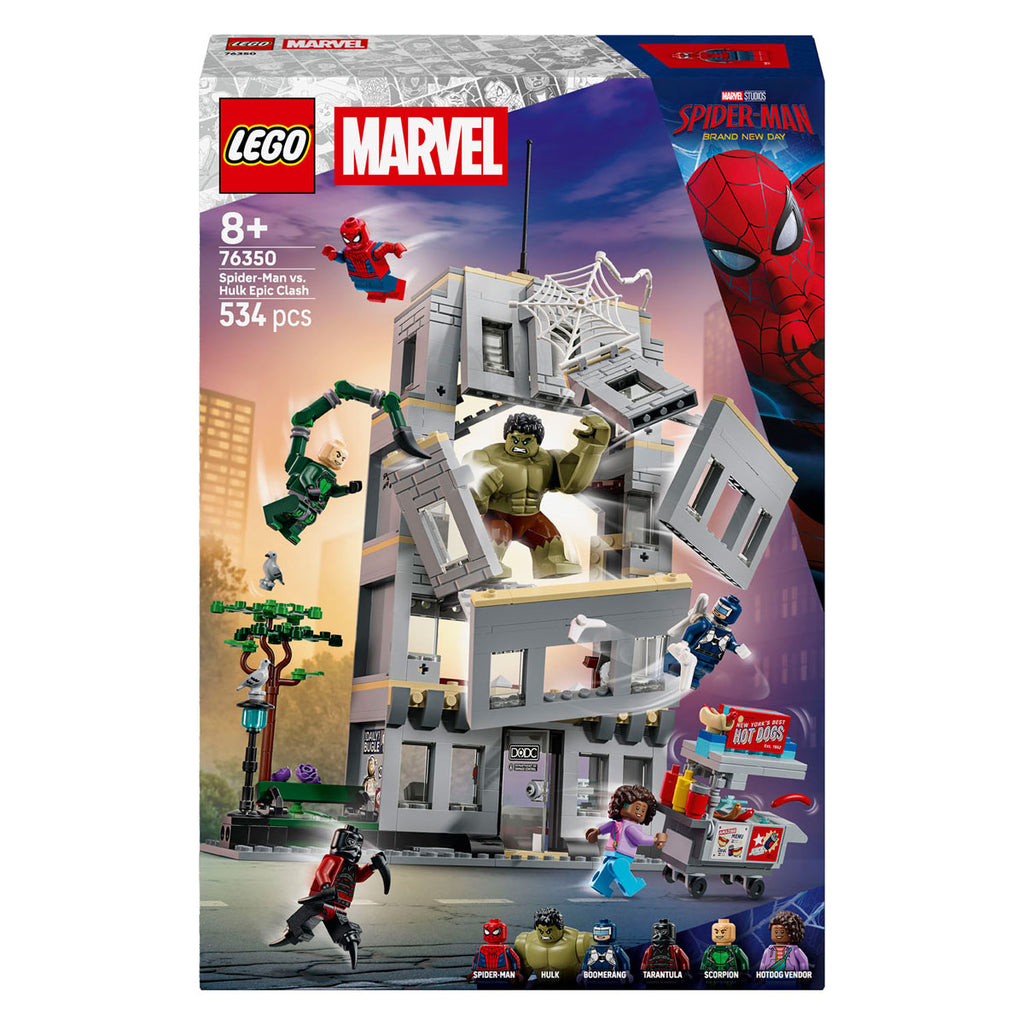 LEGO - super heroes 76350 spiderman tegen hulk