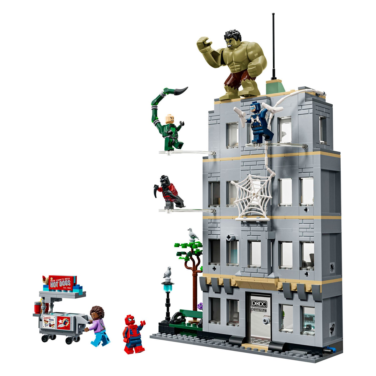 LEGO - super heroes 76350 spiderman tegen hulk
