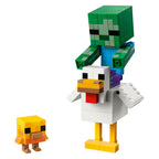 LEGO - ® minecraft® kipberijder bouwspeelgoed - gamingdecoratie met babyzombie kip en kuiken - cadeautip voor jongens en meisjes vanaf 9 jaar - 21582