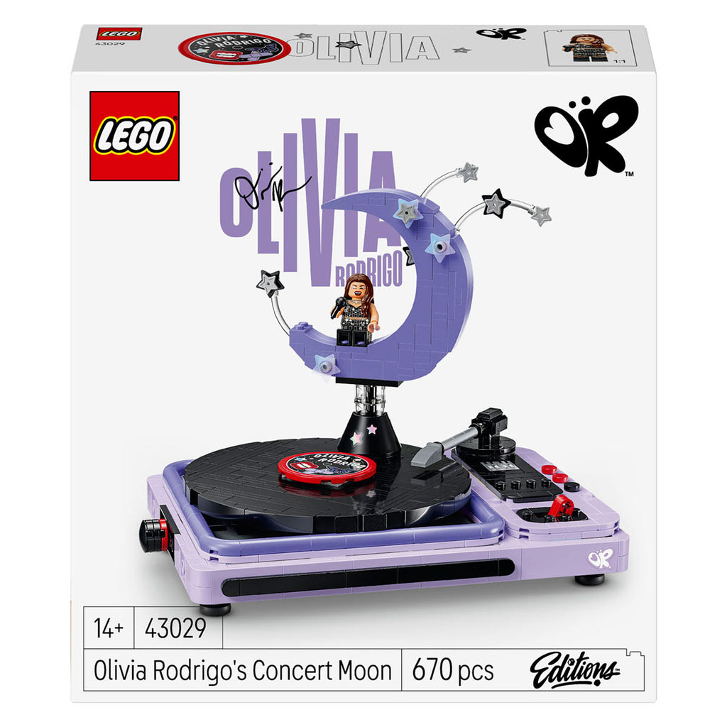 LEGO - editions olivia rodrigo's concertmaan muziek bouwpakket voor kinderen en tieners - 43029