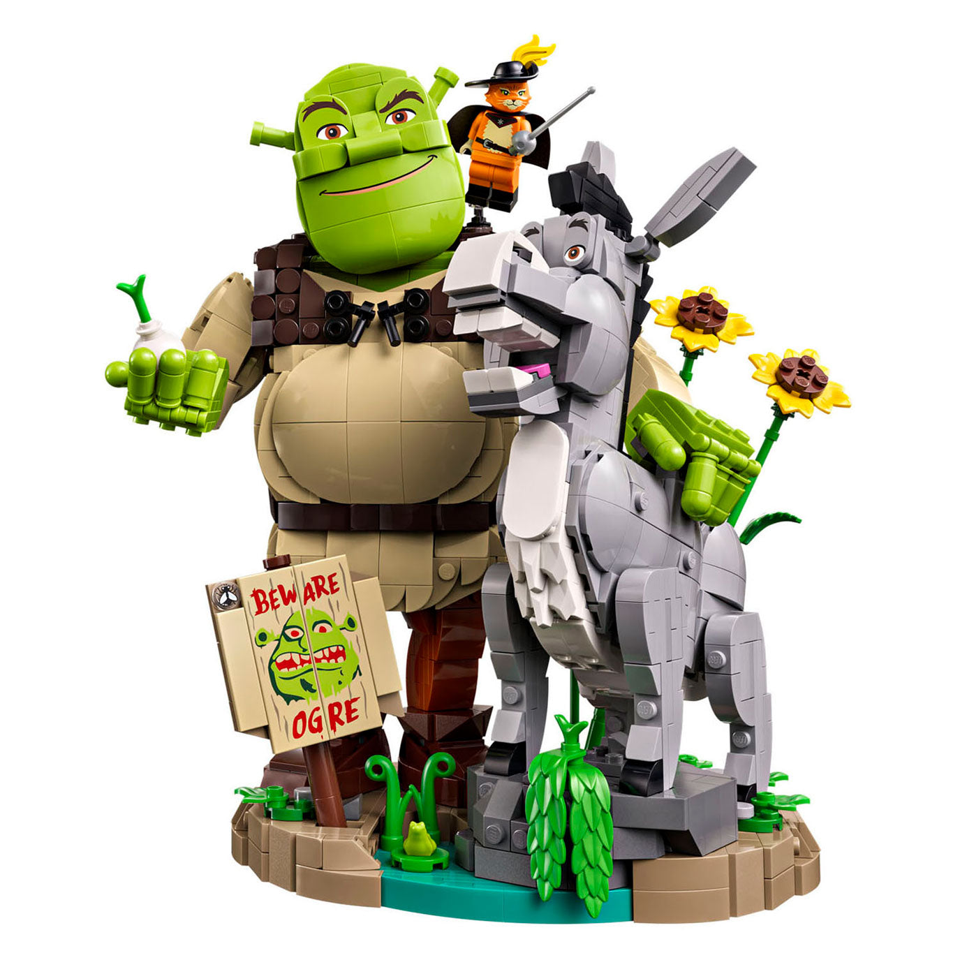 LEGO - shrek 72423 shrek ezel en de gelaarsde kat