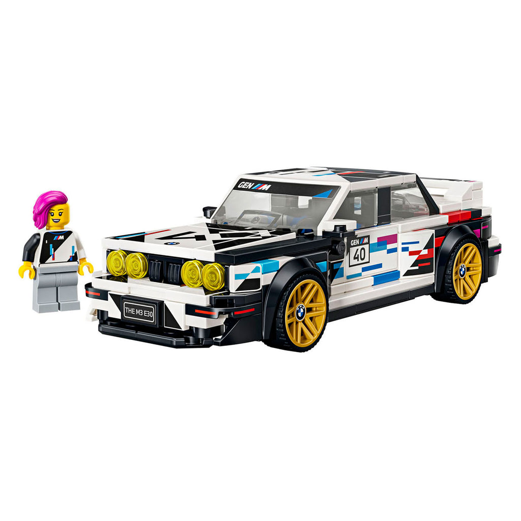 LEGO - speed champions bmw m3 (e30) auto bouwpakket voor kinderen en kinderkamer decoratie 77263