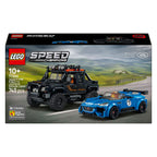 LEGO - speed champions jaguar project 7 en land rover defender auto bouwpakket voor kinderen 77264