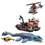 LEGO - jurassic world mosasaurus bootaanval dinosaurus speelgoed voor kinderen 77983