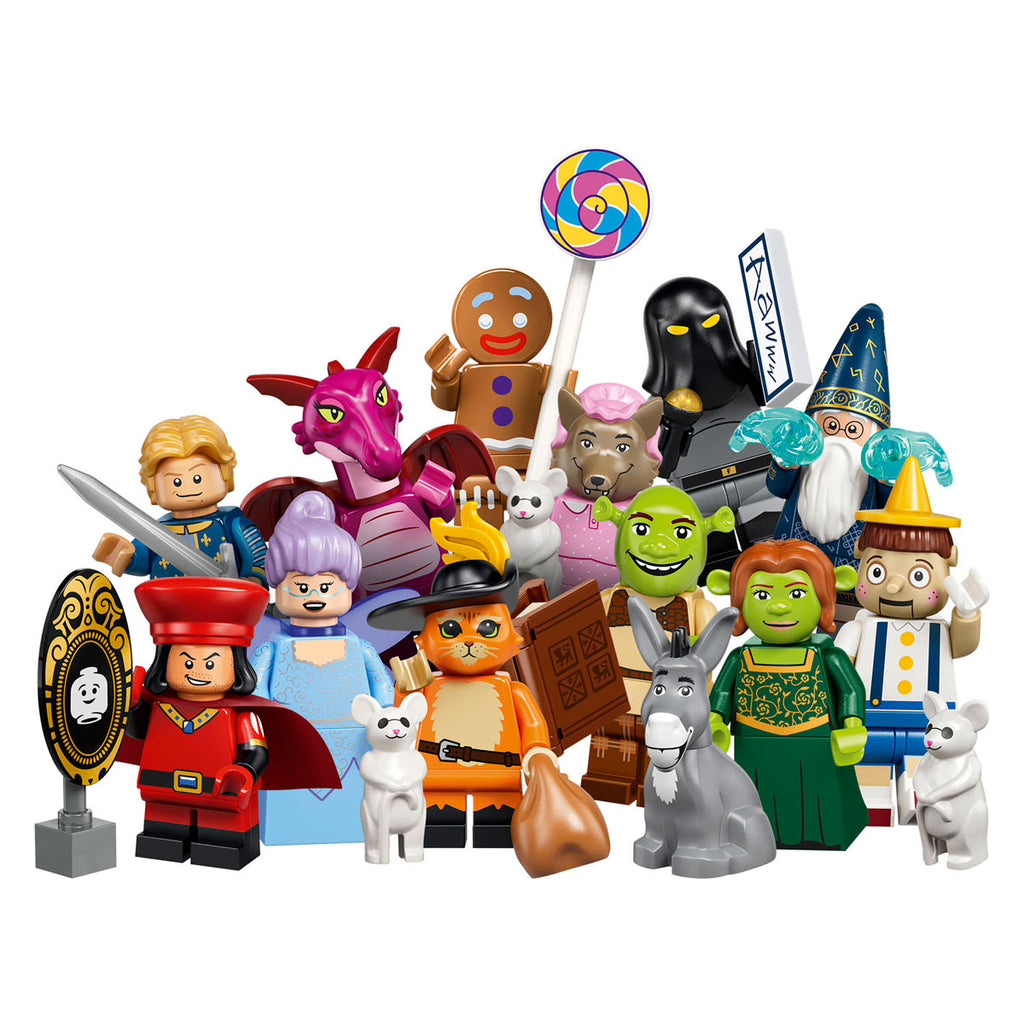 LEGO - minifiguren shrek serie verrassingsdoosje met personage uit film 71053