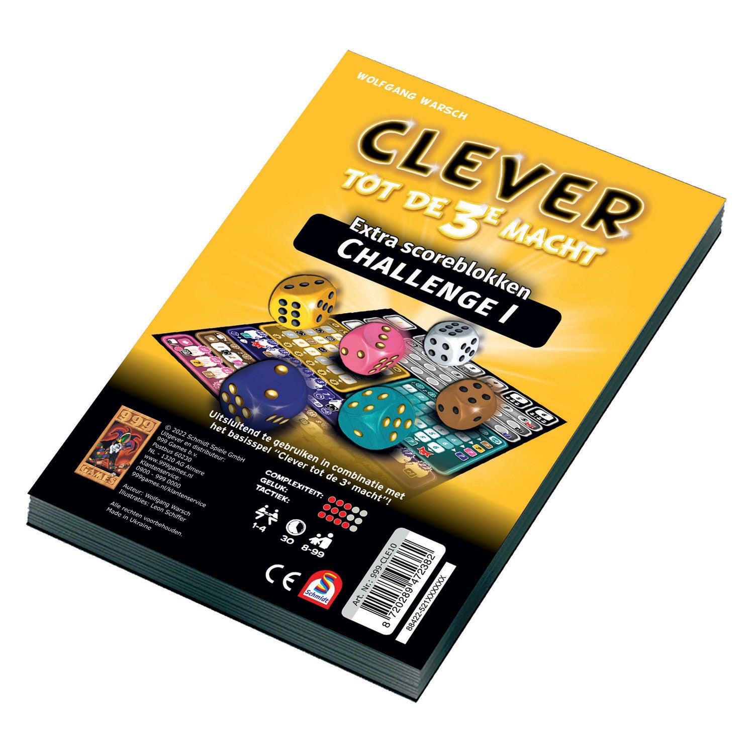 999Games - 999Games 999 games scoreblokken clever tot de 3e macht challenge