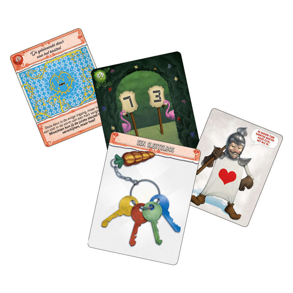 999games 999 games pocket escape room: in wonderland kaartspel (nederlands, 1 - 6 spelers, 60 minuten, vanaf 12 jaar)