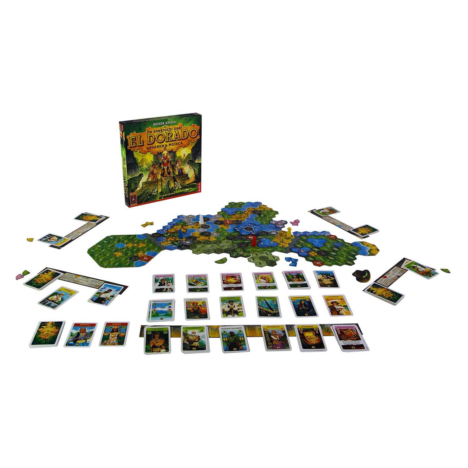 999Games - 999Games 999 games de zoektocht naar el dorado: gevaren & muisca uitbreiding bordspel