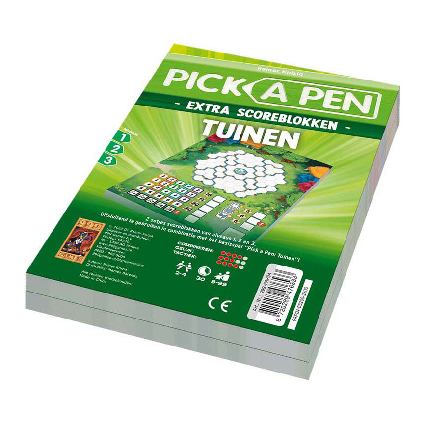 999games 999 games pick a pen tuinen scoreblokken, 2st.