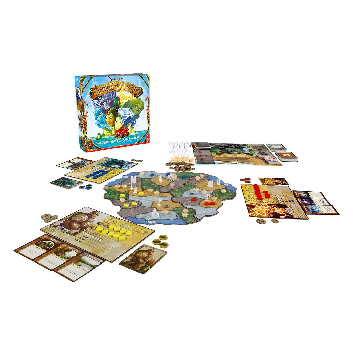 999games 999 games spirit island bordspel (nederlands, 1 - 4 spelers, 90 minuten, vanaf 14 jaar)